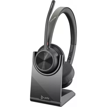 HP Poly Voyager 4320 Headset USB-C + Dongle BT700 + Base de carregamento
