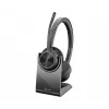 HP Poly Voyager 4320-M Headset certificado Microsoft Teams + Dongle BT700 + Base de carregamento