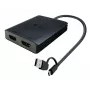 Adaptador de vídeo i-tec CADUAL4KHDMI USB-A/USB-C Dual 4K/60 Hz HDMI, 2x HDMI fêmea, 0,27 m, 3840 x 2160, preto