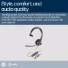 HP Poly Blackwire 3310 Headset USB-C monaural certificado Microsoft Teams + Adaptador USB-C/A