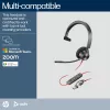 HP Poly Blackwire 3310 Headset USB-C monaural certificado Microsoft Teams + Adaptador USB-C/A