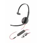 HP Poly Blackwire 3215 Headset USB-C monaural + Ficha de 3,5 mm + Adaptador USB-C/A