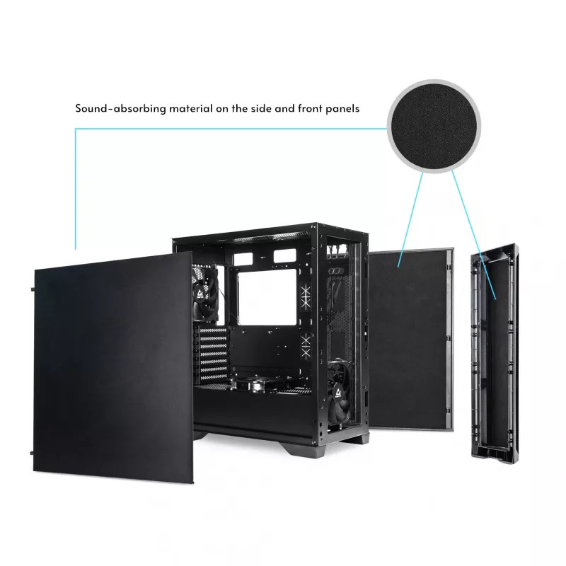 Caixa Midi Chieftec APEX Series GA-01B-Q-OP Midi Tower