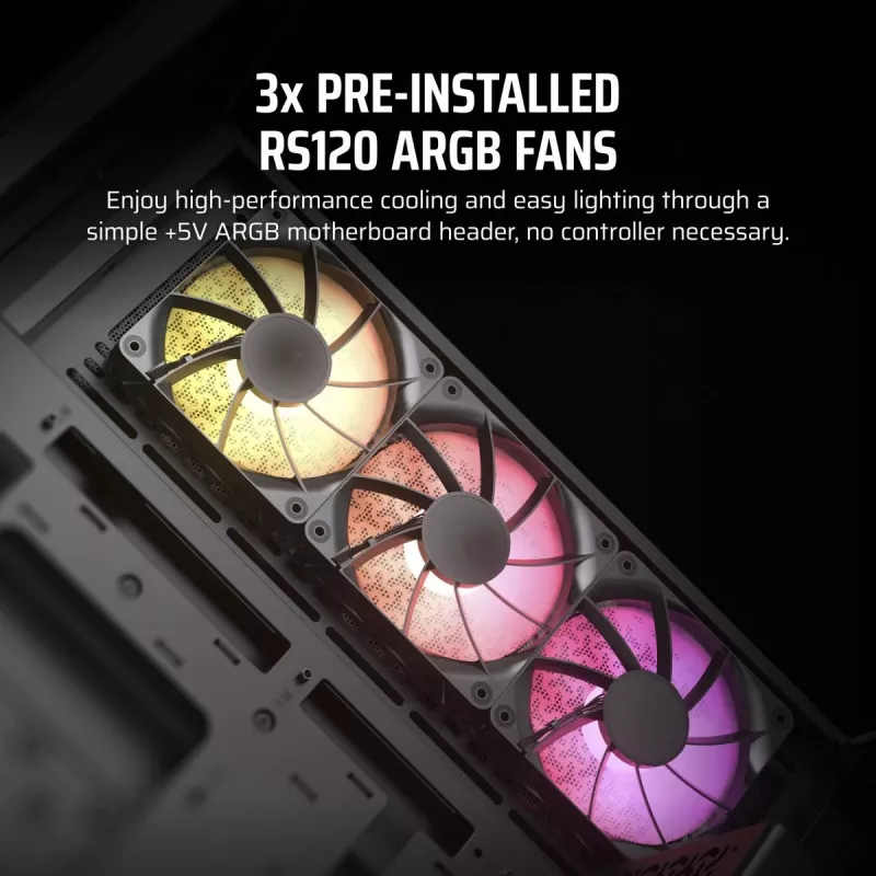 Caixa de PC CORSAIR – 3500X ARGB Mid-Tower