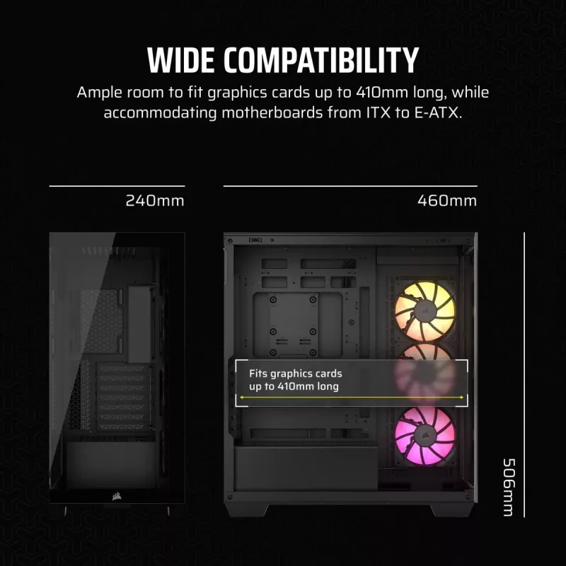 Caixa de PC CORSAIR - iCUE LINK 3500X RGB Mid-Tower