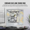 Caixa de PC CORSAIR - Icue Link 3500x RGB Mid-tower - branco