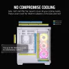 Caixa de PC CORSAIR - Icue Link 3500x RGB Mid-tower - branco