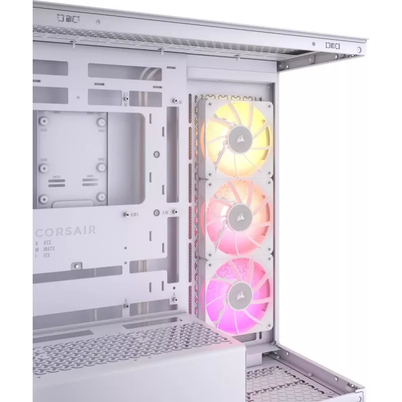 Caixa de PC CORSAIR - Icue Link 3500x RGB Mid-tower - branco