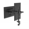 Braço de monitor duplo ajustável para secretária GEMBIRD, 17in-32in