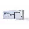 Braço de monitor duplo ajustável para secretária GEMBIRD, 17in-32in
