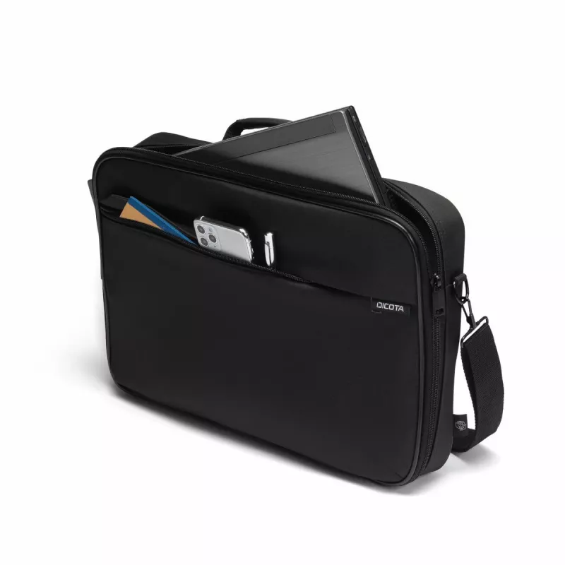 Mala DICOTA Multi One - 14-16 polegadas para portátil - preto / poliéster PET reciclado 300d