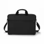Mala fina DICOTA Case One - 14-16 polegadas para portátil - preto / poliéster PET reciclado 300d