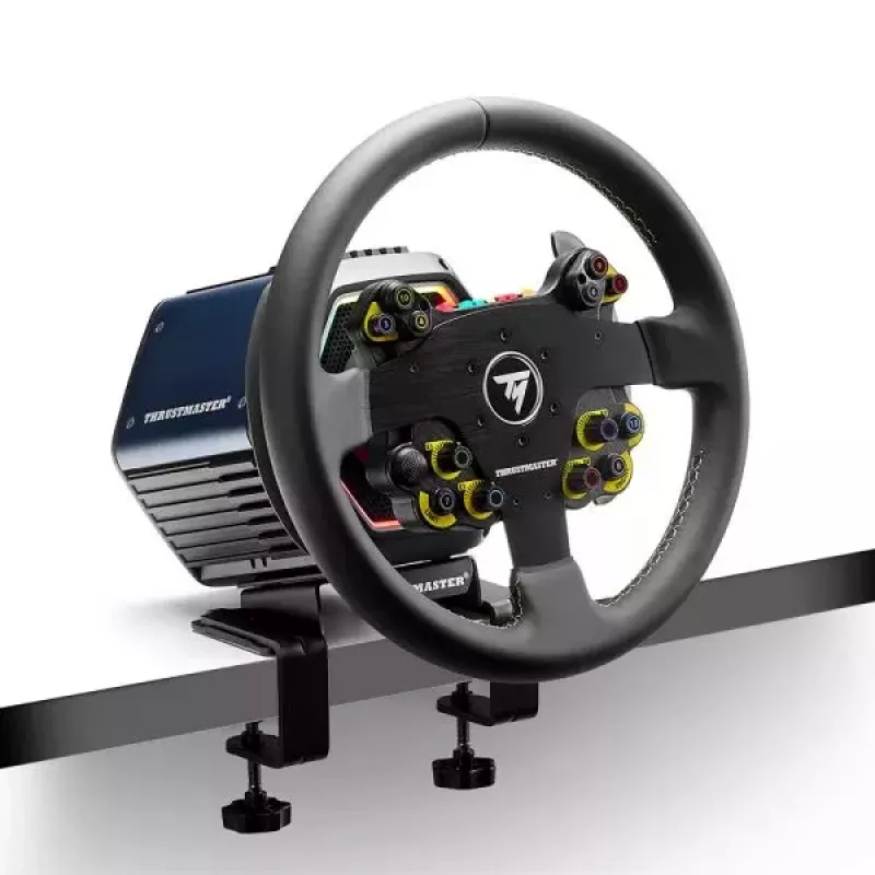 Thrustmaster Evo Racing 32R Leather Preto, Amarelo Volante PC, PlayStation 4, PlayStation 5, Xbox, Xbox One