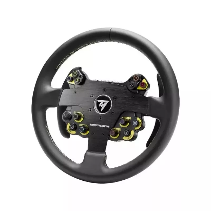 Thrustmaster Evo Racing 32R Leather Preto, Amarelo Volante PC, PlayStation 4, PlayStation 5, Xbox, Xbox One