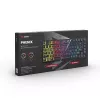 Teclado gaming Savio SAVGK-PHENIX Amarelo USB RF Wireless Bluetooth Mecânico 82 teclas RGB