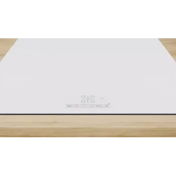 Placa de indução Bosch Serie 6 PIF612BB1E, 4 zonas, encastrar, 60 cm, branco, controlo tátil