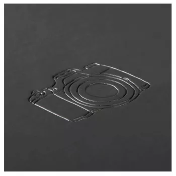 Álbum de fotografias HAMA Álbum-livro Signs 28x24 cm 50 Páginas Branco Preto