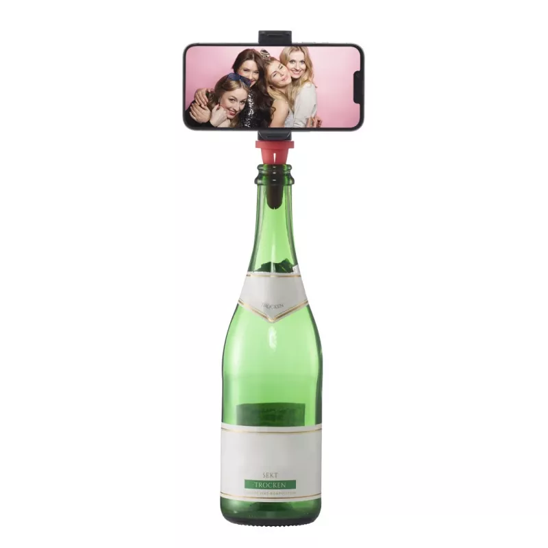 Suporte passivo Hama Bottle Pod Fun para telemóvel/smartphone preto, vermelho
