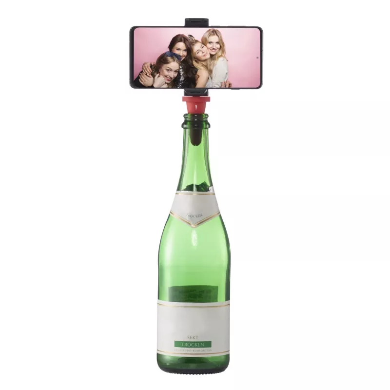 Suporte passivo Hama Bottle Pod Fun para telemóvel/smartphone preto, vermelho
