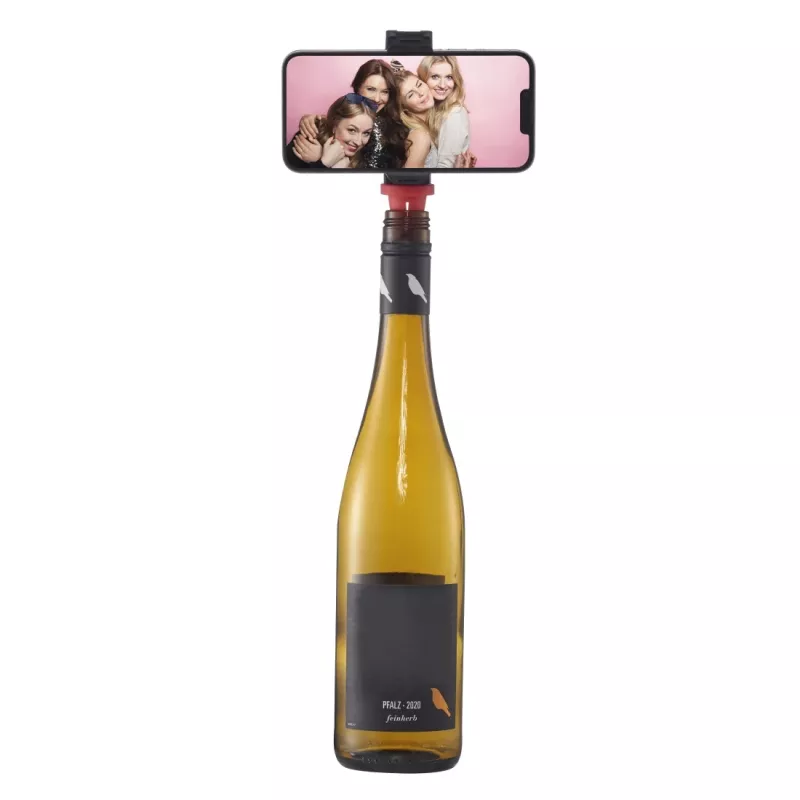 Suporte passivo Hama Bottle Pod Fun para telemóvel/smartphone preto, vermelho