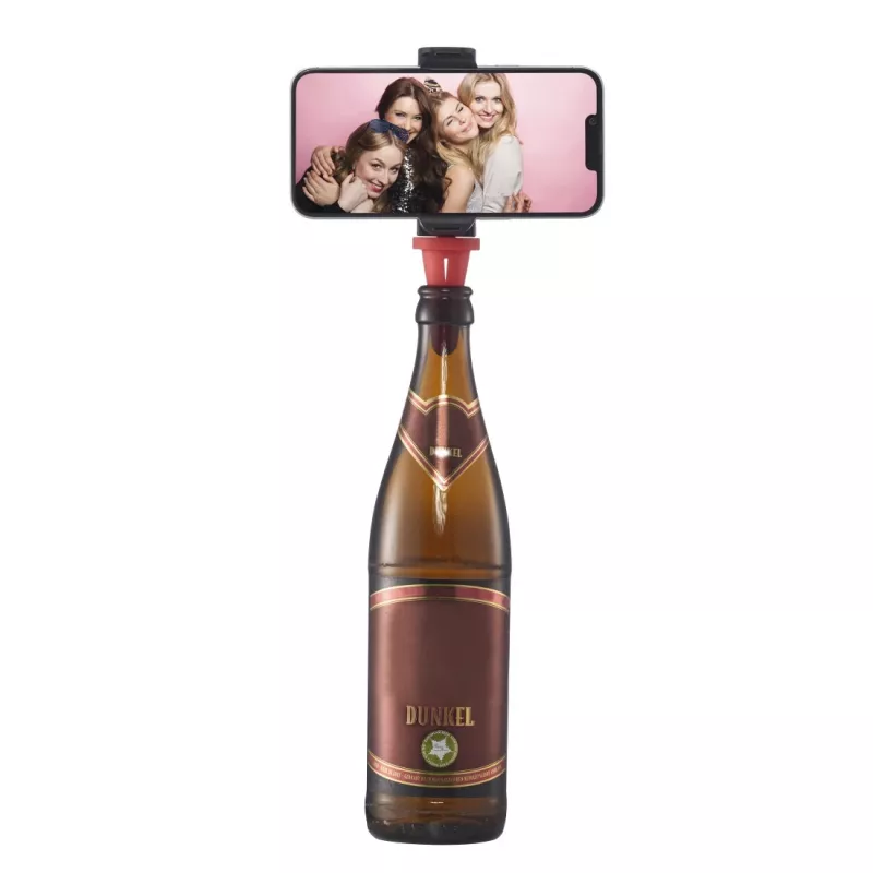 Suporte passivo Hama Bottle Pod Fun para telemóvel/smartphone preto, vermelho