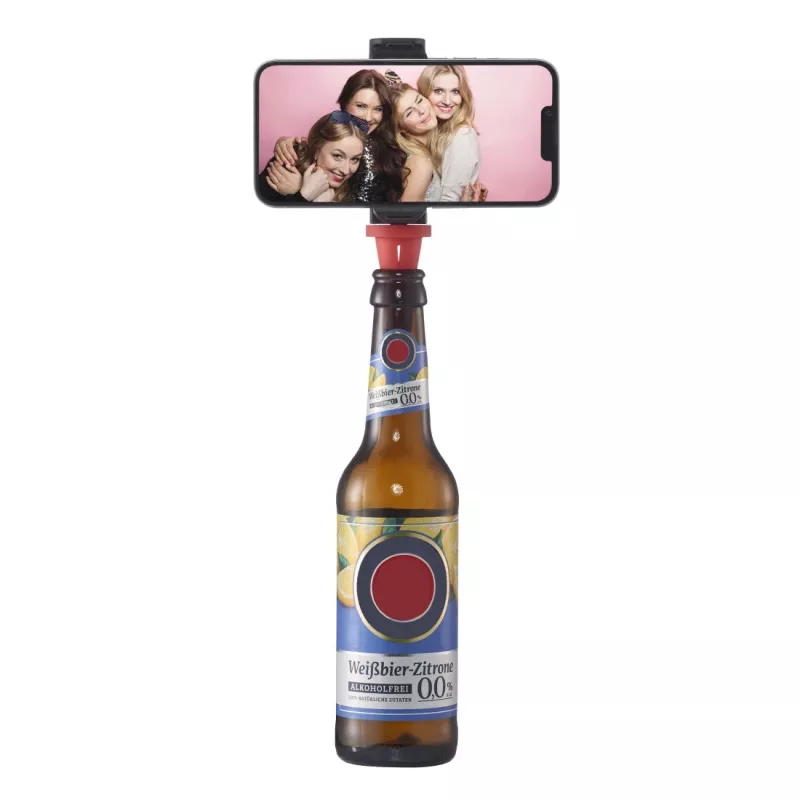 Suporte passivo Hama Bottle Pod Fun para telemóvel/smartphone preto, vermelho