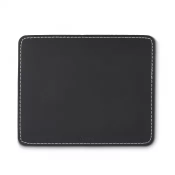Tapete de rato Hama Leather Look preto 00126856