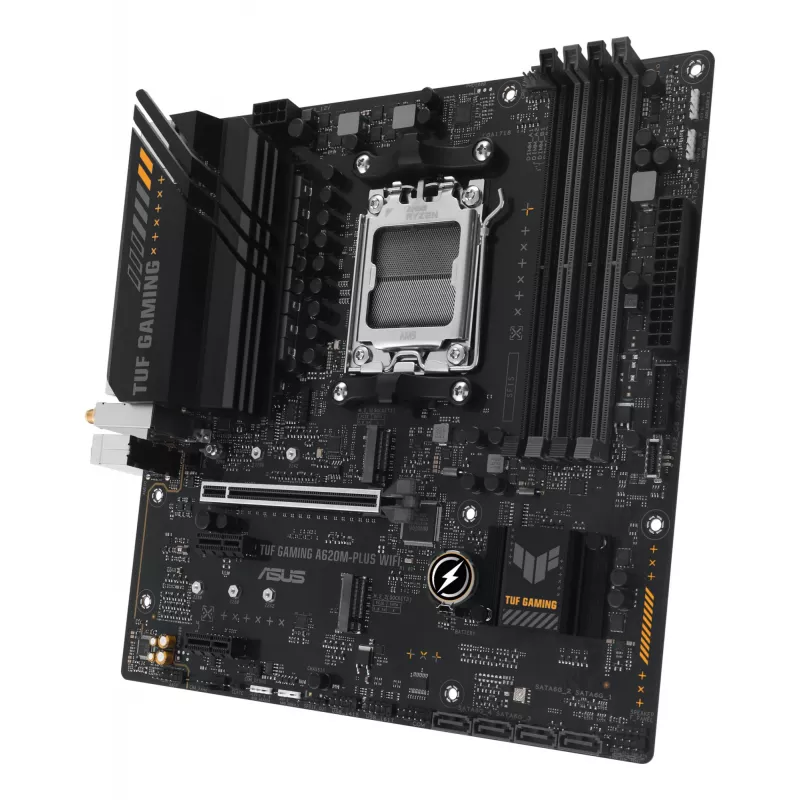 ASUS TUF GAMING A620M-PLUS WIFI AMD A620 Socket AM5 micro ATX