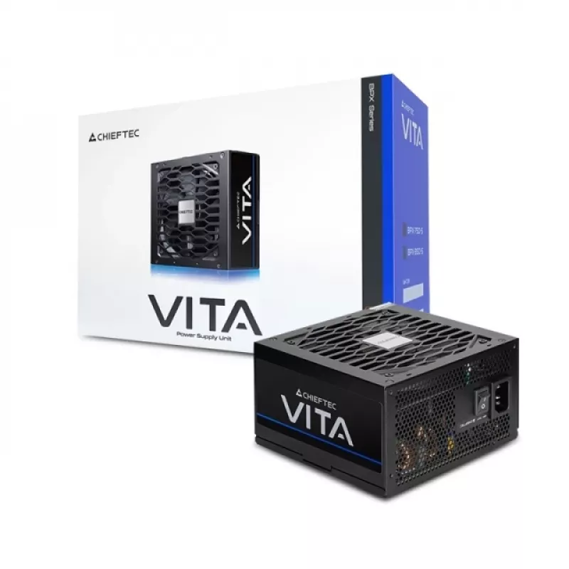 Fonte de alimentação Chieftec Vita 750W 80+ Bronze Retail – PSU para PC/servidor – 20+4-Pin ATX PS/2