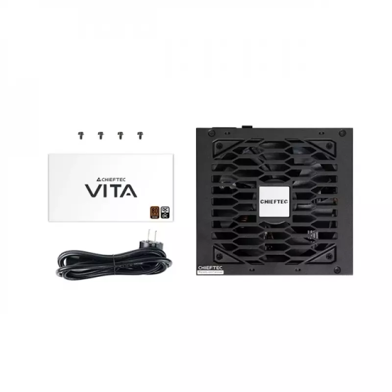 Fonte de alimentação Chieftec Vita 750W 80+ Bronze Retail – PSU para PC/servidor – 20+4-Pin ATX PS/2