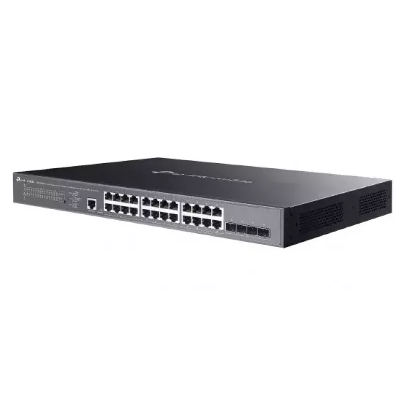 TP-Link Omada SG3428XMPP switch de rede gerido L2+ Gigabit Ethernet (10/100/1000) Power over Ethernet (PoE) 1U preto