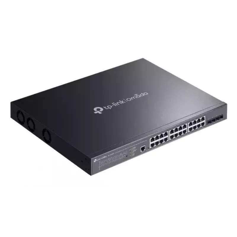 TP-Link Omada SG3428XMPP switch de rede gerido L2+ Gigabit Ethernet (10/100/1000) Power over Ethernet (PoE) 1U preto