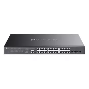 TP-Link Omada SG3428XMPP switch de rede gerido L2+ Gigabit Ethernet (10/100/1000) Power over Ethernet (PoE) 1U preto
