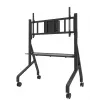 Neomounts MOVE Go XL FL50-575BL1 carrinho para TV 65-110 polegadas, máx. 125 kg, altura ajustável 129-139 cm, VESA 100x100-1100x600, bloqueável, certificado TÜV, preto