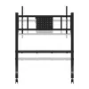 Neomounts MOVE Go XL FL50-575BL1 carrinho para TV 65-110 polegadas, máx. 125 kg, altura ajustável 129-139 cm, VESA 100x100-1100x600, bloqueável, certificado TÜV, preto