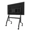 Neomounts MOVE Go XL FL50-575BL1 carrinho para TV 65-110 polegadas, máx. 125 kg, altura ajustável 129-139 cm, VESA 100x100-1100x600, bloqueável, certificado TÜV, preto