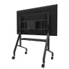 Neomounts MOVE Go XL FL50-575BL1 carrinho para TV 65-110 polegadas, máx. 125 kg, altura ajustável 129-139 cm, VESA 100x100-1100x600, bloqueável, certificado TÜV, preto