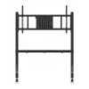 Neomounts MOVE Go XL FL50-575BL1 carrinho para TV 65-110 polegadas, máx. 125 kg, altura ajustável 129-139 cm, VESA 100x100-1100x600, bloqueável, certificado TÜV, preto