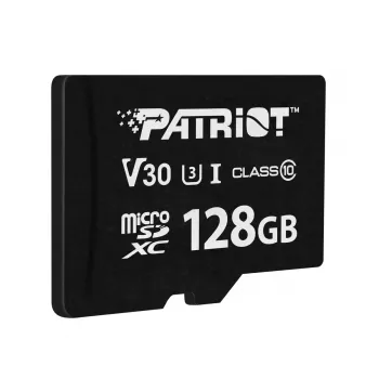 Cartão de memória MicroSDXC PATRIOT VX Series 128GB UHS-I U3 V30 Class 10 — leitura 90 MB/s, escrita 80 MB/s