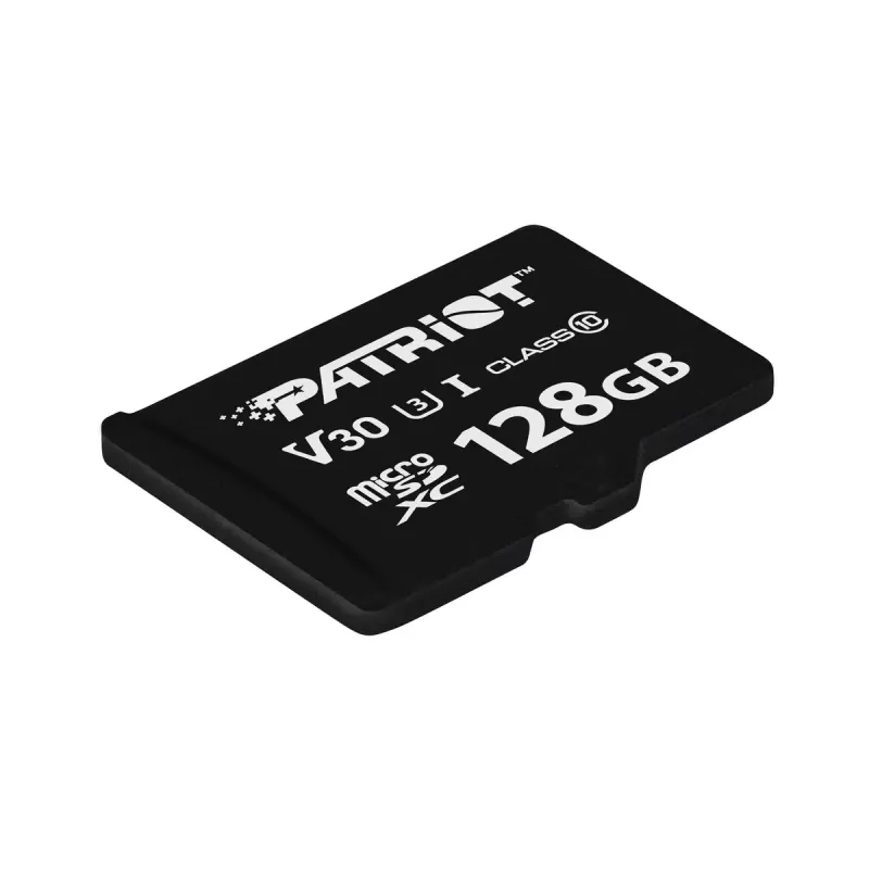Cartão de memória MicroSDXC PATRIOT VX Series 128GB UHS-I U3 V30 Class 10 — leitura 90 MB/s, escrita 80 MB/s