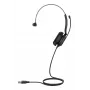 Yealink UH35 Mono Teams auscultador USB-A, com fios, 20 - 20000 Hz, escritório/callcenter, 96,5 g, auscultador, preto