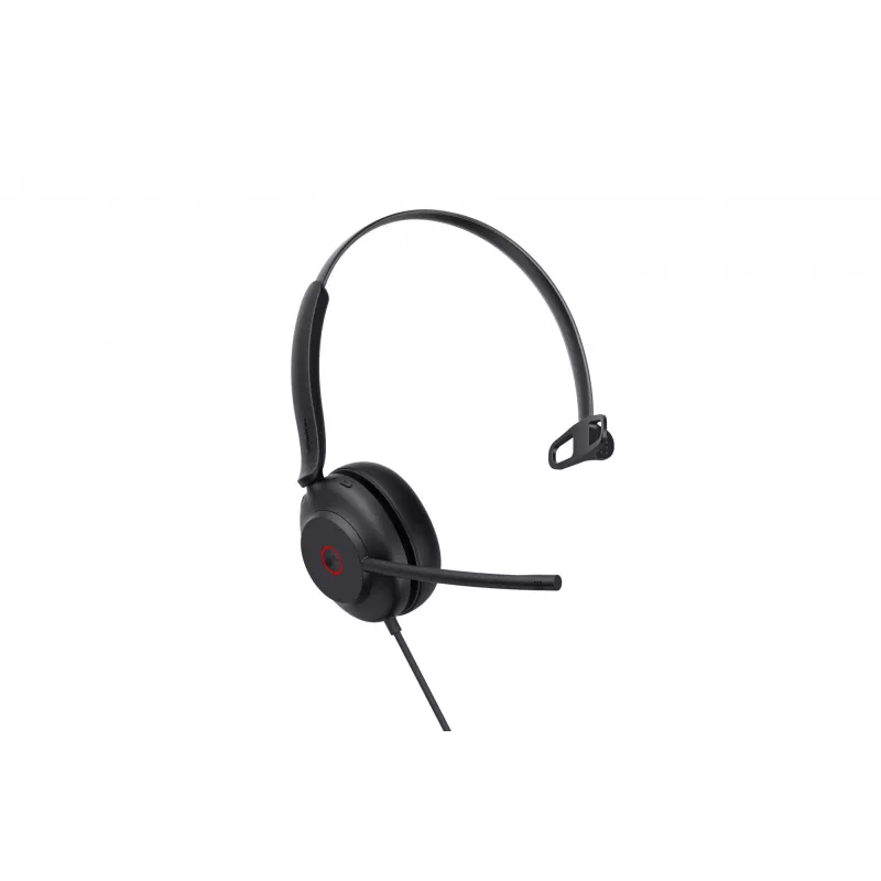 Yealink UH35 Mono Teams auscultador USB-A, com fios, 20 - 20000 Hz, escritório/callcenter, 96,5 g, auscultador, preto