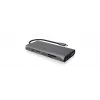 ICY BOX IB-DK4050-CPD com fios USB 3.2 Gen 1 (3.1 Gen 1) Type-C antracite