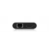 ICY BOX IB-DK4050-CPD com fios USB 3.2 Gen 1 (3.1 Gen 1) Type-C antracite