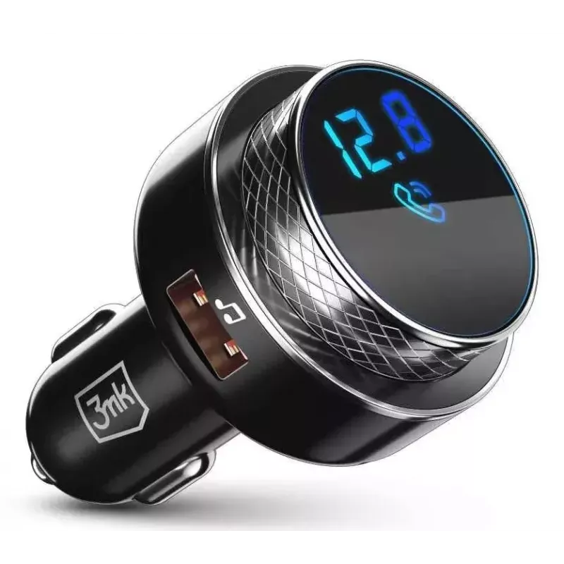 Transmissor FM 3MK Hyper Car 87,5 – 99,8 MHz USB preto