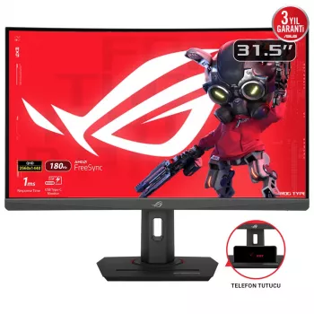 Monitor de computador ASUS ROG Strix XG32WCS 80 cm (31,5 polegadas) 2560 x 1440 píxeis Quad HD LED preto