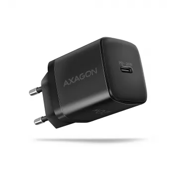Carregador de parede Axagon ACU-PD20 1x QC3.0/AFC/FCP/PD Type-C 20W preto
