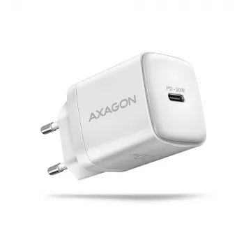 Carregador de parede Axagon ACU-PD20W 1x QC3.0/AFC/FCP/PD Type-C 20W branco