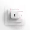 Carregador de parede Axagon ACU-PD20W 1x QC3.0/AFC/FCP/PD Type-C 20W branco