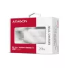 Carregador de parede Axagon ACU-PD20W 1x QC3.0/AFC/FCP/PD Type-C 20W branco